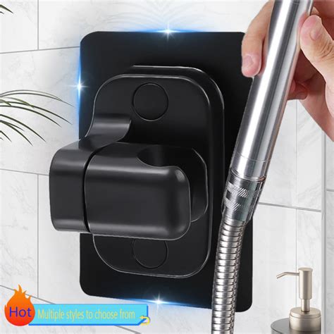 New Shower Head Holder Adjustable Wall Mounted Shower Holder Self