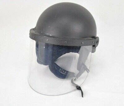 Sirchie C Black Helmet Tactical Riot Shielded Helmet Universal