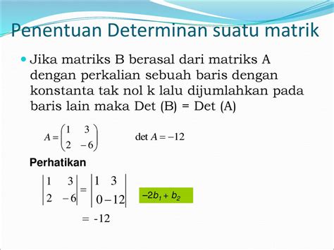 Pertemuan 14 Determinan Lanjut Ppt Download