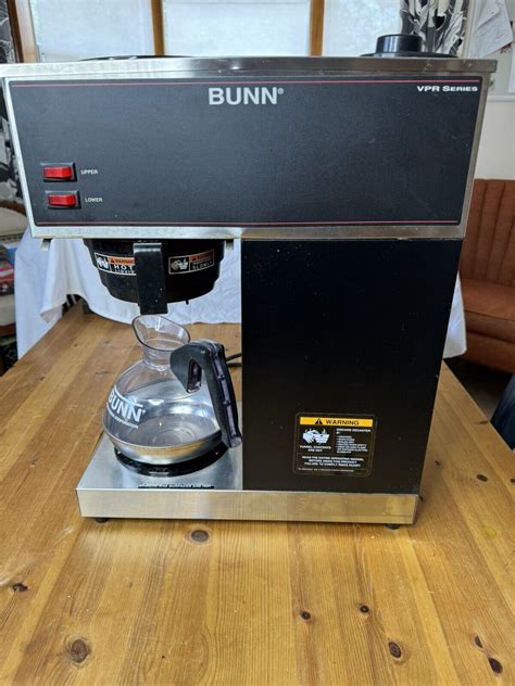 Bunn Vpr Series 12 Cup Commercial Coffee Maker Pour Over Brewer 332000001 For Sale Electronic