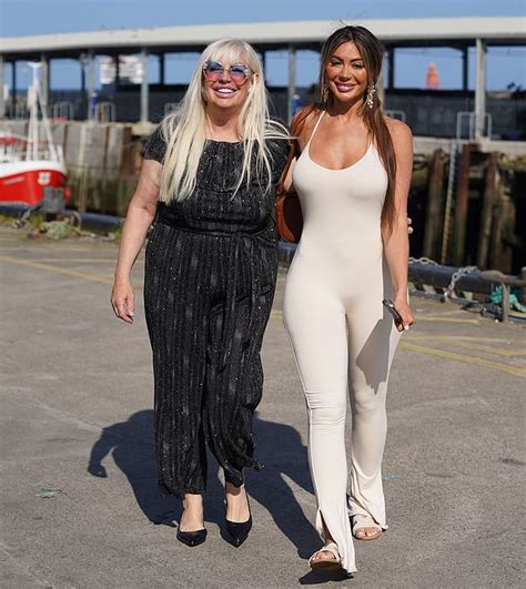 Chloe Ferry Goes Braless In A Skintight White Jumpsuit In Newcastle