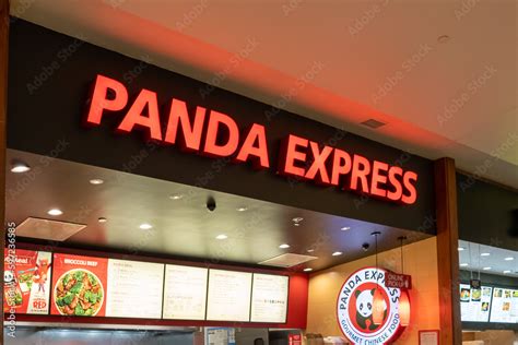 San Antonio Texas Usa March 17 2022 Panda Express Restaurant