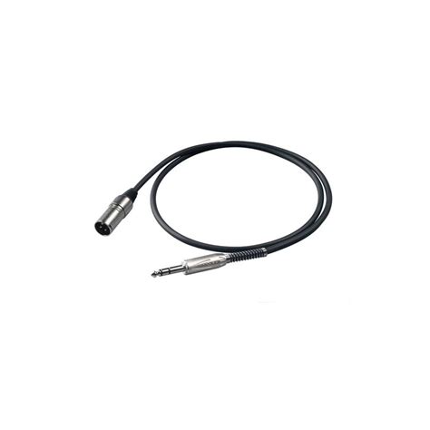 Cable De Micr Fono Proel Bulk Lu Balanceado Xlr Jack M