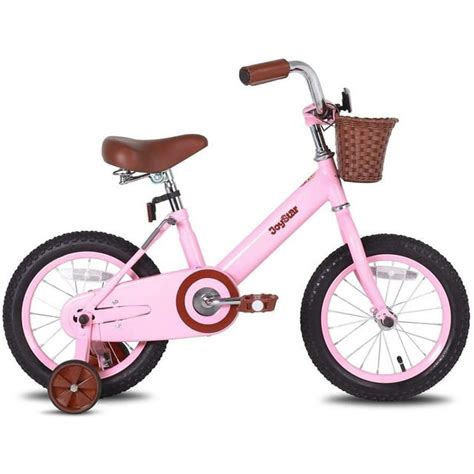 JOYSTAR Vintage 12 & 14 & 16 Inch Kids Bike with Basket & Training ...