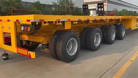 Cargo Transport New Fengyuan Brand Ft Container Flatbed Semi Trailer