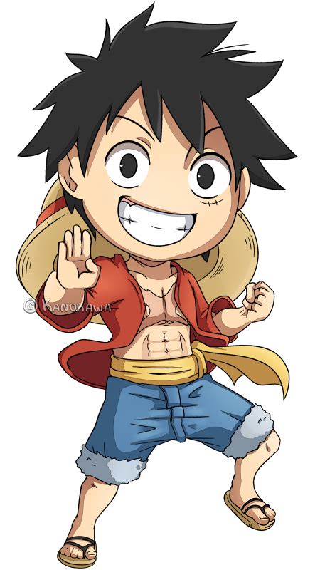 One Piece: Luffy 2013 Chibi by Kanokawa on DeviantArt