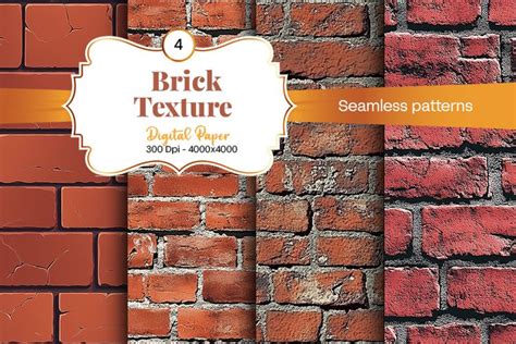 Brick Textures Digital Papers 4631550