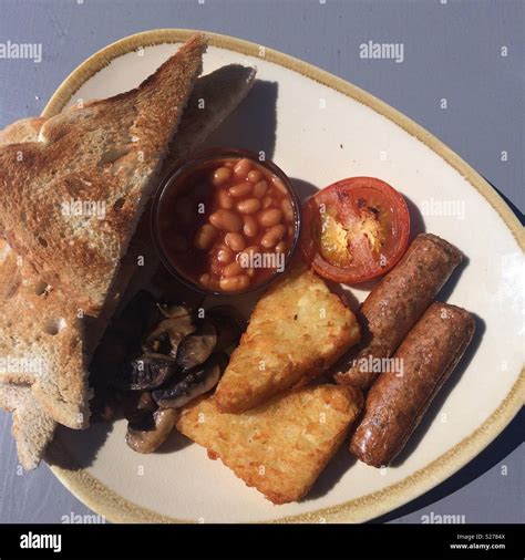 Vegan fry up breakfast Stock Photo - Alamy