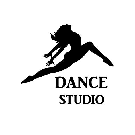 dance studio, emblem, vector | Dance logo, Logo design dance, Dance studio