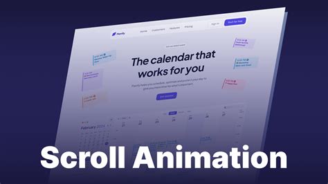 Scroll Animation Figma