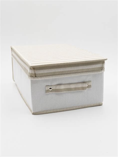 CAJA ORGANIZADORA BEIGE 25X35X16 CM BEIGE Guapa