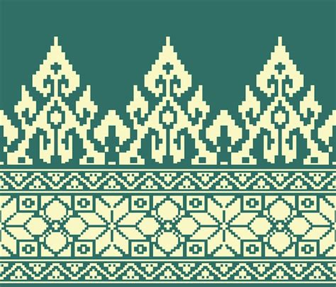 Premium Vector Vector Illustration Of Traditional Batik Pattern Suitable For Batik Motif Malay