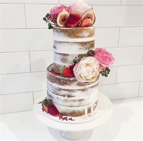Naked With Figs Naked Cake Cake Wedding Cake Melbourne