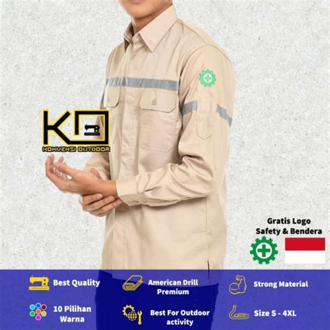 Promo Promo Baju Seragam Atasan Kemeja Safety Wearpack Proyek Werpack