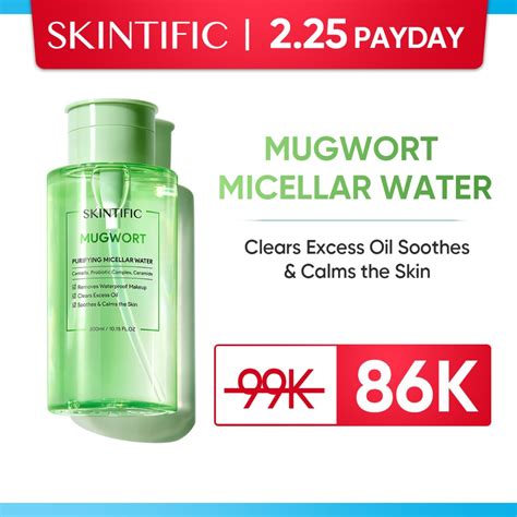 Jual New SKINTIFIC Mugwort Purifying Micellar Water Skincare