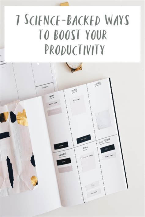 7 Science Backed Ways To Boost Productivity A Beautiful Space