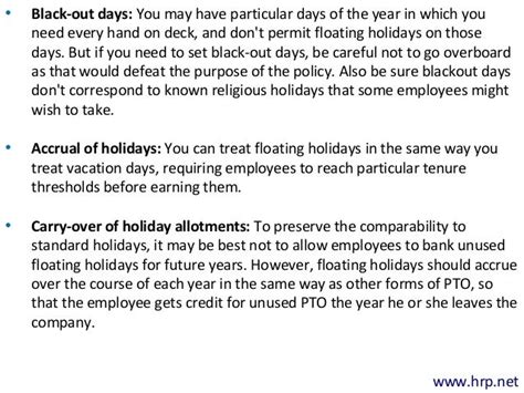 Does Your Companys Holiday Policy Pass Muster