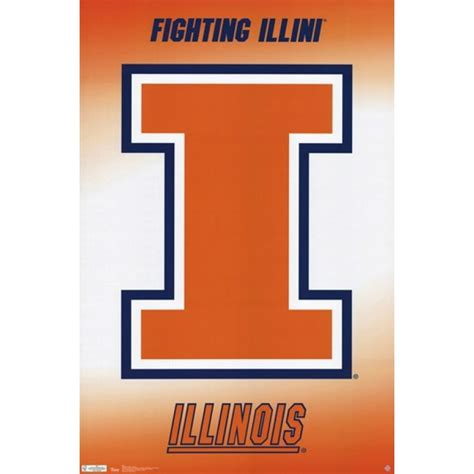 University of Illinois - Logo 11 Poster Print (24 x 36) - Walmart.com ...