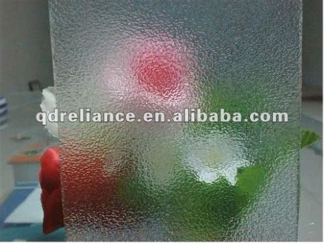 4mm Building Clear Mistlite Figured Glass Design High Quality 4mm Building Clear Mistlite