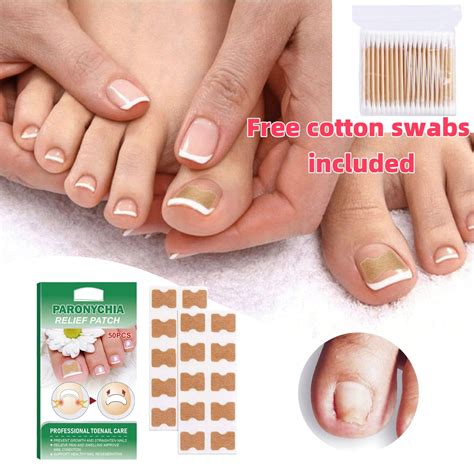 Toenail 100 Pcs No Glue Breathable Corrector Patch Toenail Corrector