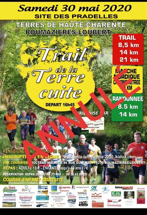 Terres De Haute Charente Le Trail De La Terre Cuite Annul Charente