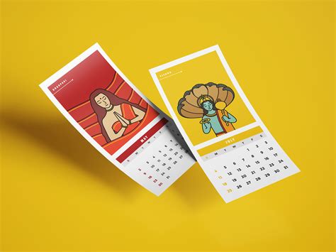 2021 Hindu Calendar On Behance