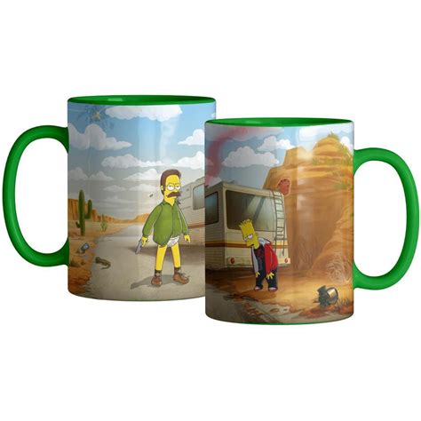 Caneca Personalizada Simpsons Ml Porcelana Shopee Brasil