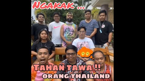 Challenge Tahan Tawa Seruu Ekspresi Wajah Orang Thailand Game