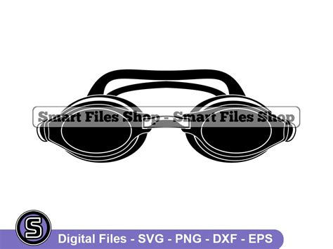 Swimming Goggles Svg Goggles Svg Swimming Goggles Dxf Etsy