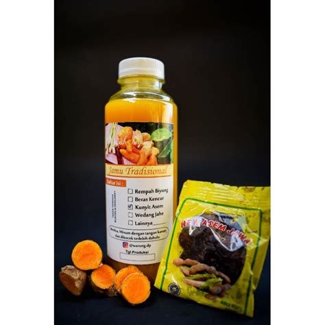 Jual Jamu Kunyit Asem 250 Ml Shopee Indonesia