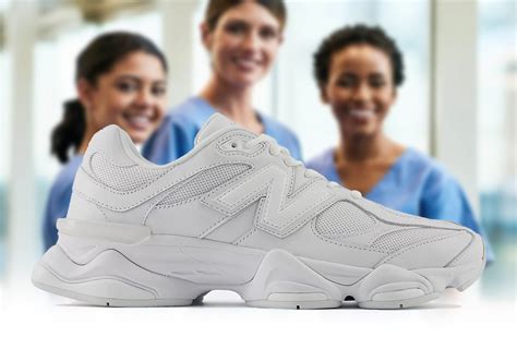 White New Balance 9060 For Nurses | SneakerNews.com