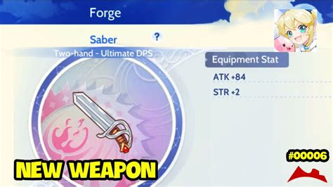 How To Get Level 30 Weapon Forge New Weapon Saber Two Handed Sword