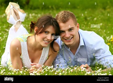 happy laughing couple Stock Photo - Alamy