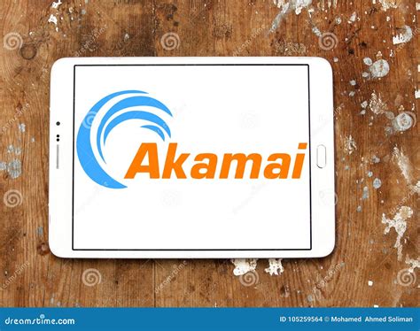 Akamai Technologies logo editorial stock image. Image of logos - 105259564