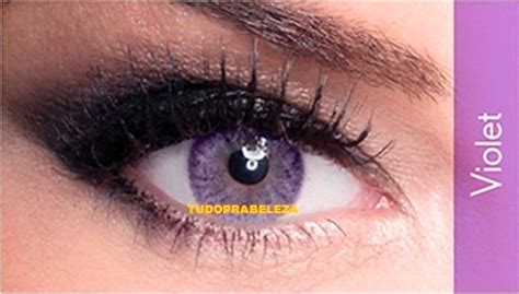 Lente De Contato Violeta Lavanda Roxo Coloridas Sem Grau R 109 99 Em