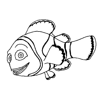 Marlin Finding Nemo Coloring Pages