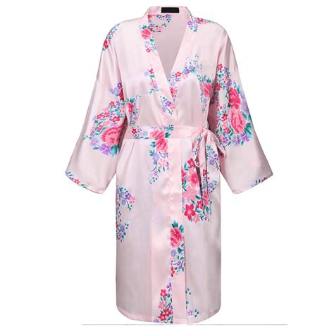 Rayon Robe Gown Kimono Bathrobe Sexy Lady Sleepwear Nightdress Lounge