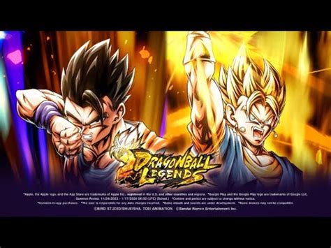 Dragon Ball Legends Ll Revival Ultimate Gohan To Vegito Joins The