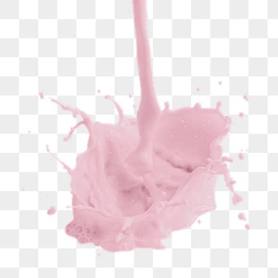 Fresh Strawberry Milk Splashing Design Premium Png Sticker Rawpixel