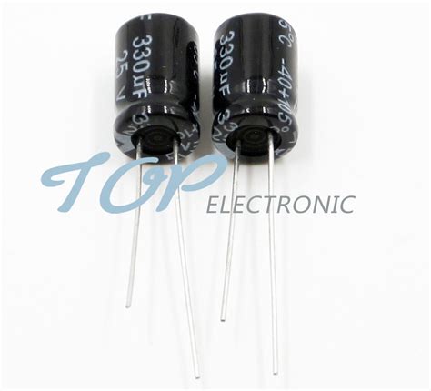 Pcs Uf V C Mm Mm Radial Electrolytic Capacitors Ebay