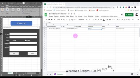 Excel İle Google E Tablo ya Otomatik Kayıt Yapma Sadece 1 Saniyede