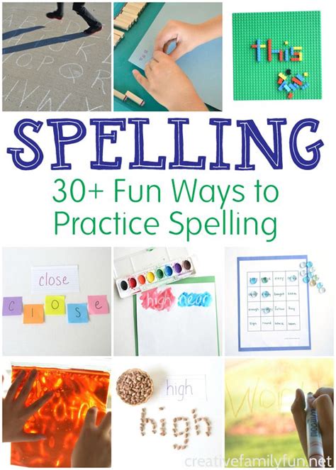 Fun Ways To Practice Spelling Words Spelling Activities Spelling Fun