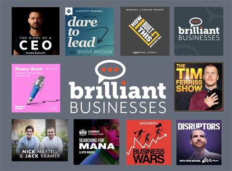 Top Business Podcasts For Entrepreneurs Brilliant Businesses