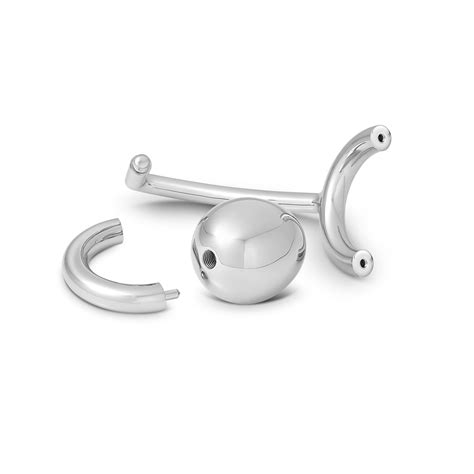 Teilbarer Cockring Mit Kegel Edelstahl Anal Hook Penisring Ass Lock A