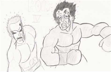 Rocky Balboa vs Ivan Drago by kcher on DeviantArt