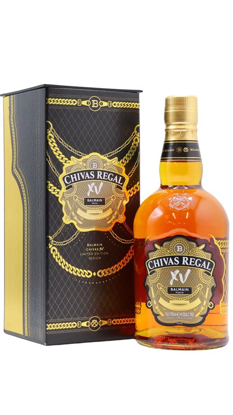 Chivas Regal XV Balmain Limited Edition 15 Year Old Whisky 70CL