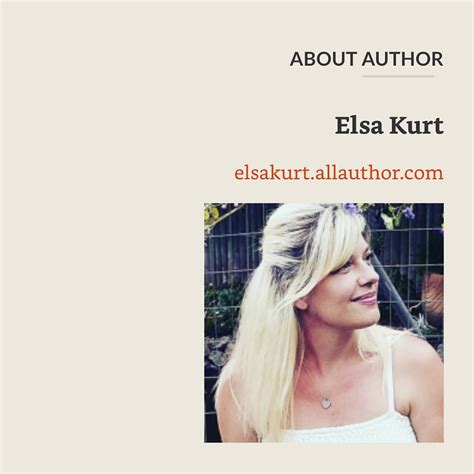 AllAuthor Interview With Elsa Kurt