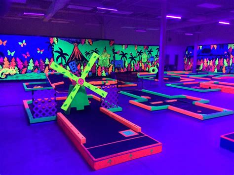 Where To Play Glow In The Dark Indoor Mini Golf