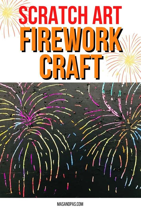 Scratch Art Fireworks Craft Artofit