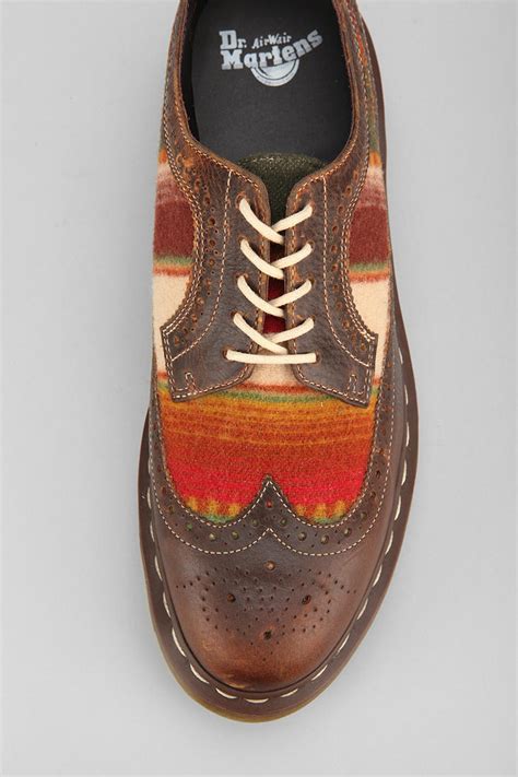 Lyst Urban Outfitters Dr Martens X Pendleton Alfred Shoe In Brown For Men